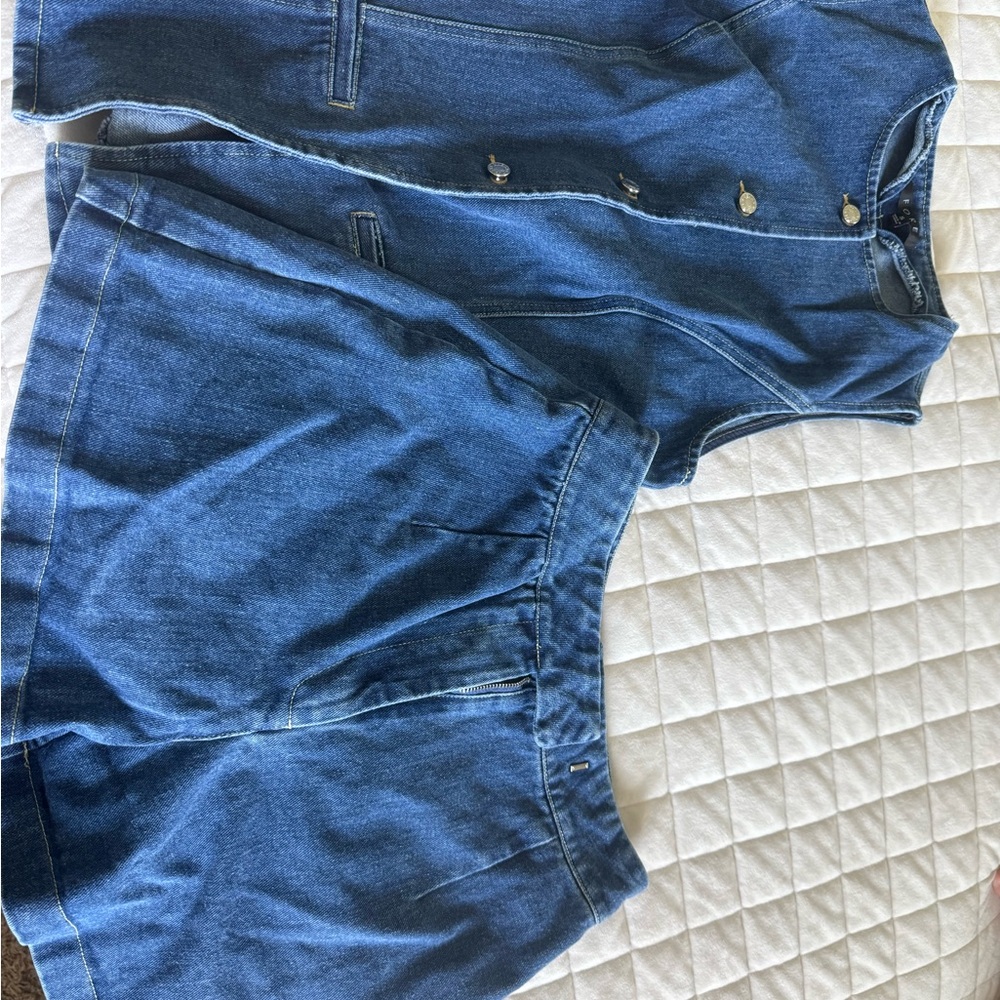 FORE Denim Two-Piece Set - Blue